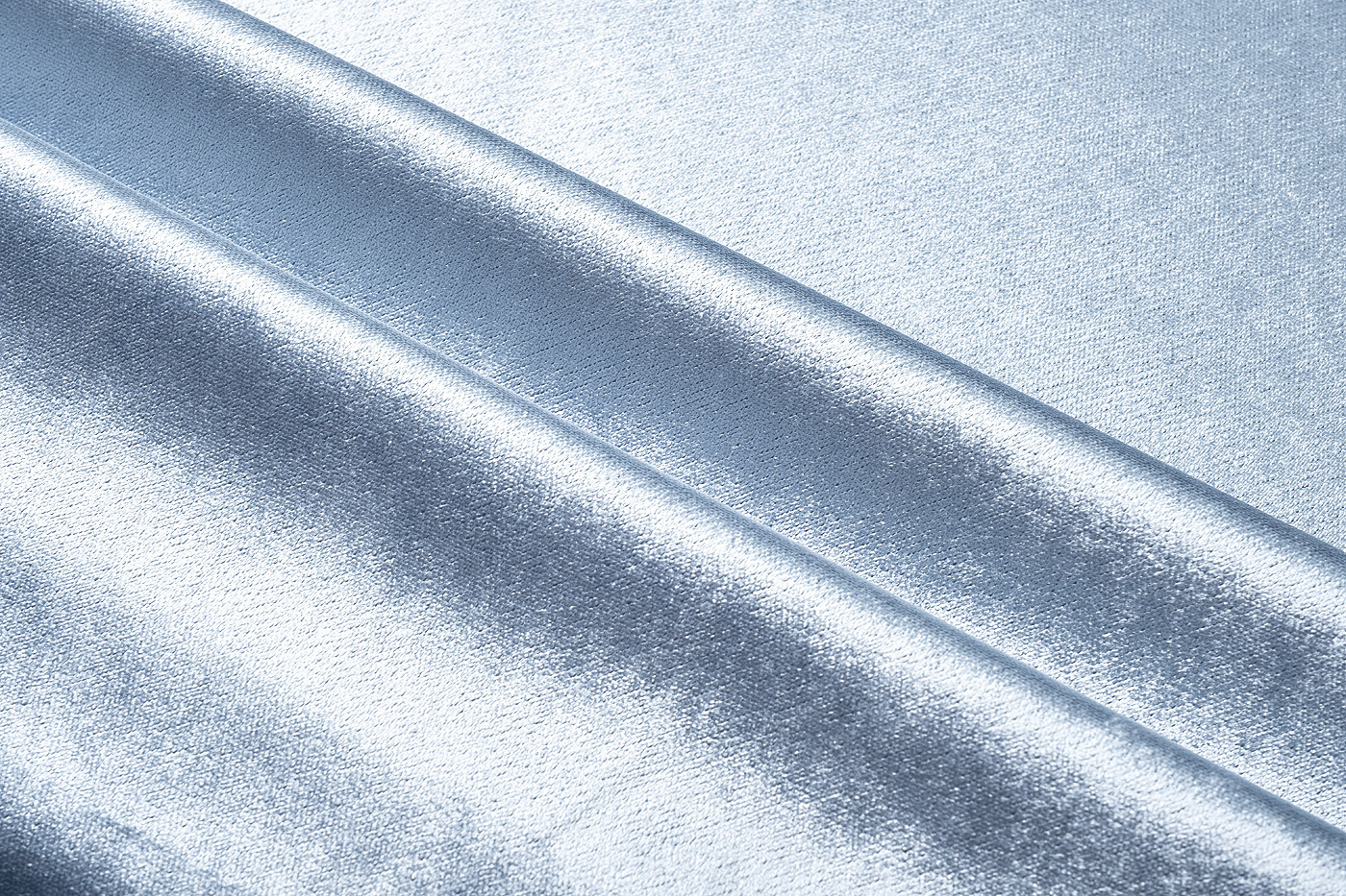 Ткань портьерная/мебельная VALDES PLAIN голубая Garda Decor 133DC-VALDESPL-68-GOL