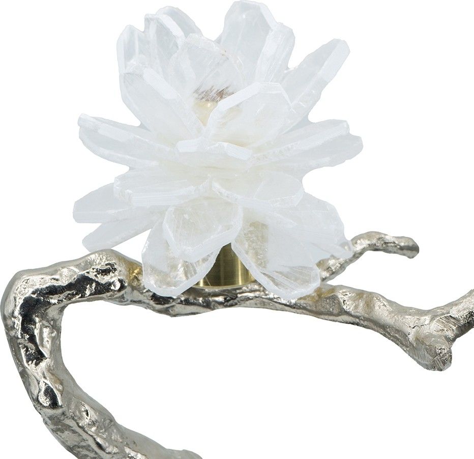 Декор с подсвечником Птичка на ветке Glasar 77737-DS