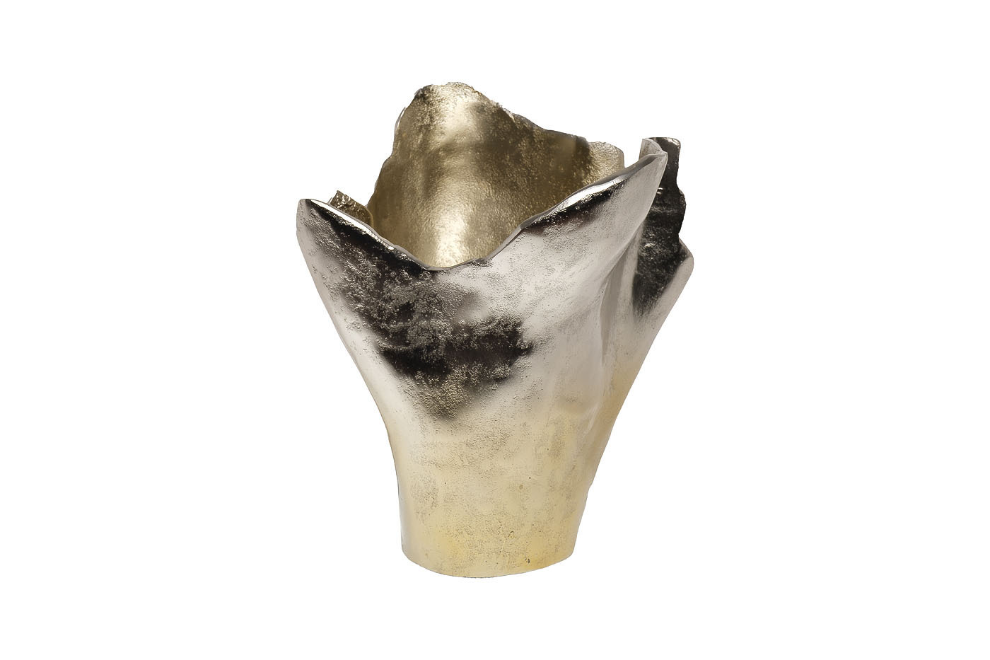 Ваза металлическая серебро/шампань Garda Decor 71PN-1812