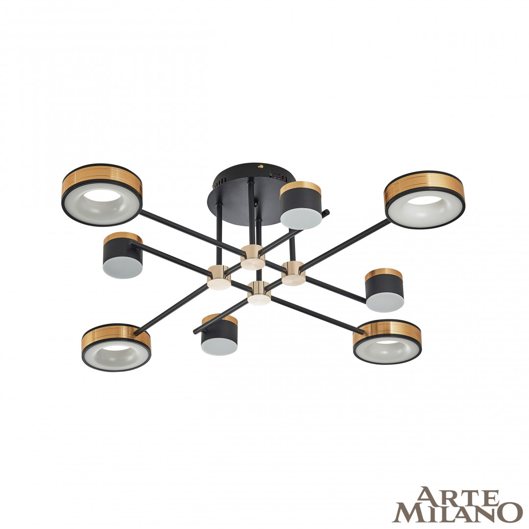 Светильник светодиодный 272040/8 BK/GD Arte Milano