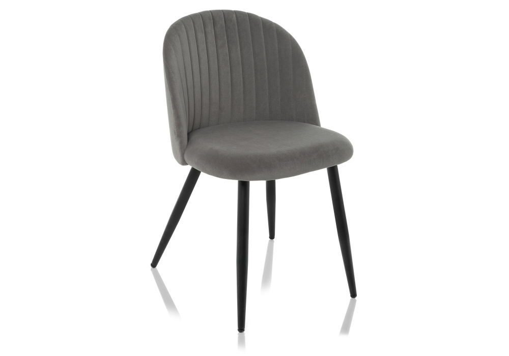 Стул Woodville Gabi 1 dark gray / black 15111