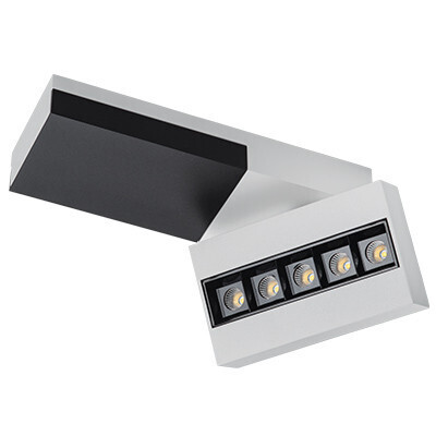 Бра ITALLINE FOCUS COLD white/black/bl