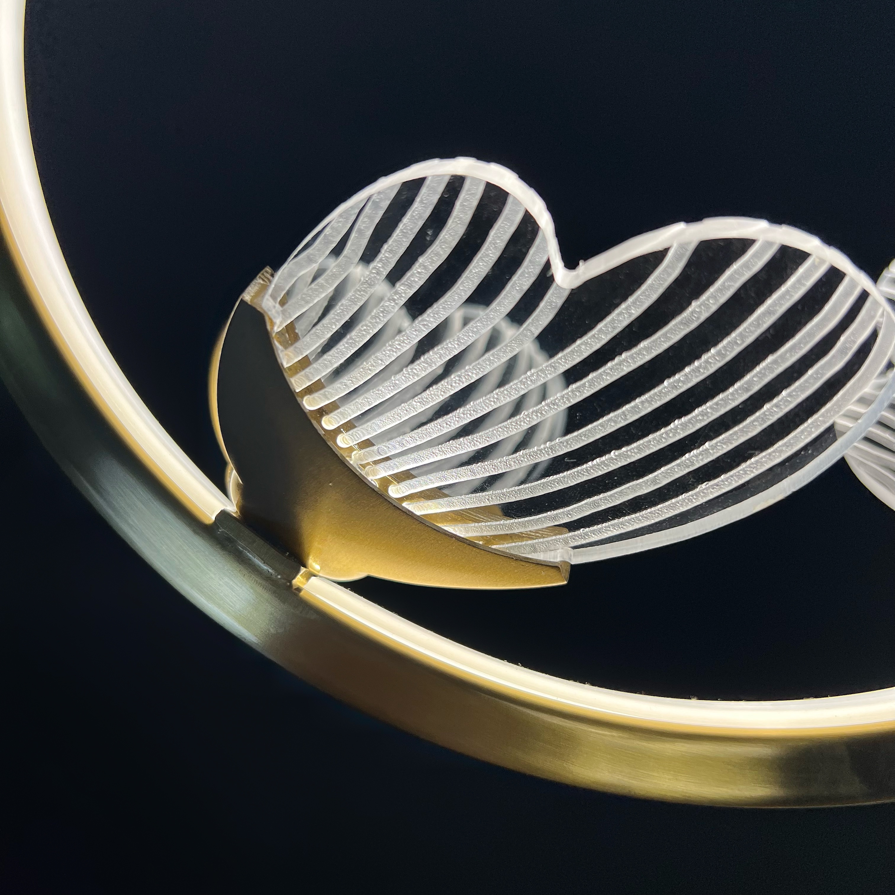 Подвесной светильник BABETTA RING 1 L320 brass 4000К by ImperiumLoft