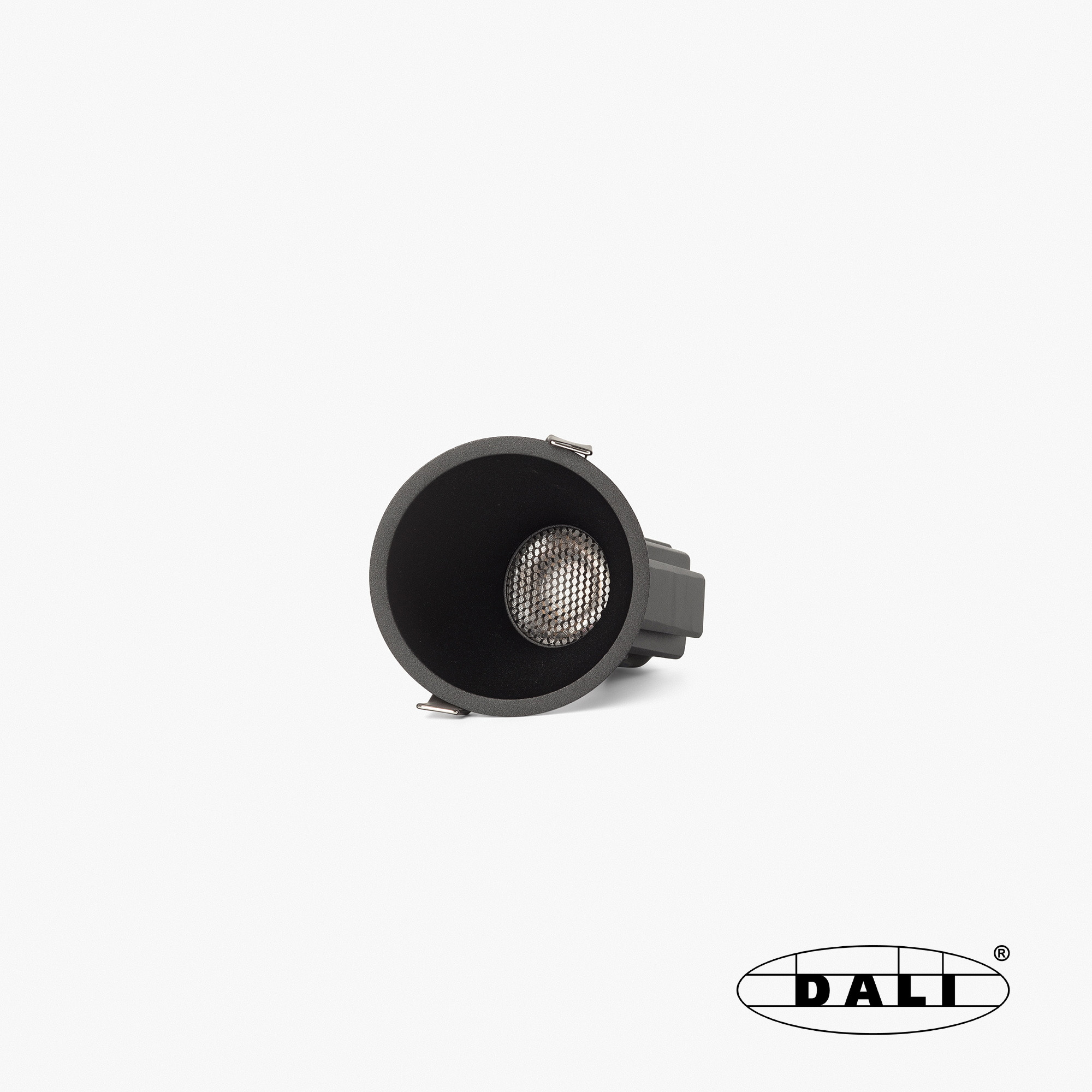 Tulipa Черный встраиваемый даунлайт ASIM 7W 15° 4000K CRI90 Casambi Faro