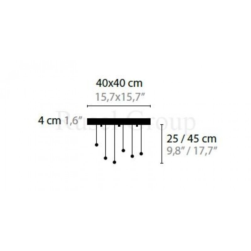 Потолочный светильник ILFARI SPRANKLING DISK 400 C9