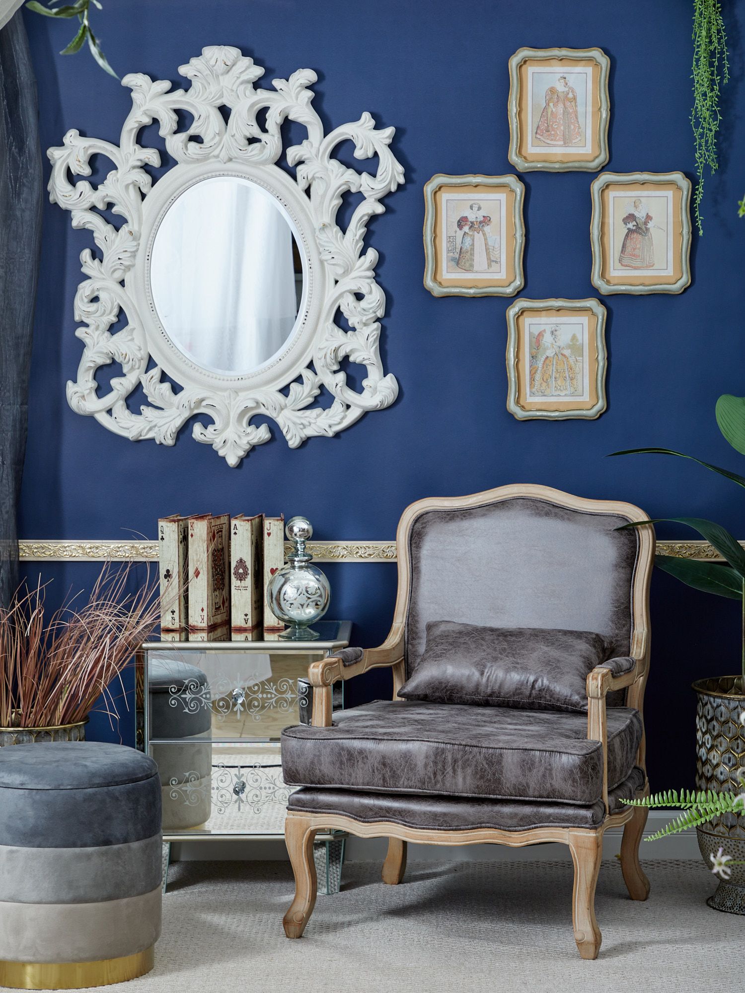 Панно настенное Барыня, под старину Glasar 28-167