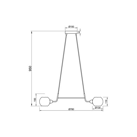 Подвесная люстра Vele Luce VL5832P08