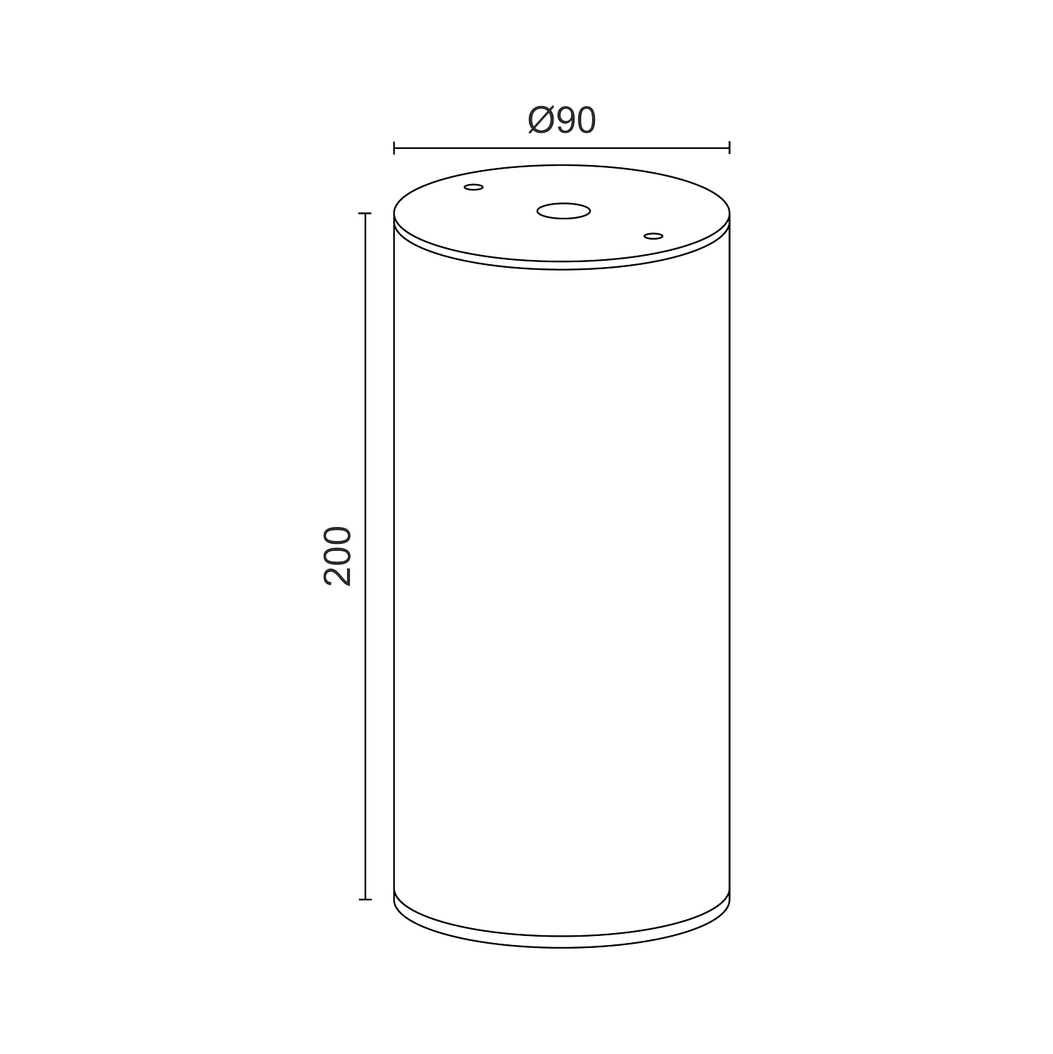 Накладной светодиодный светильник Ledron SLC7392/12W Black
