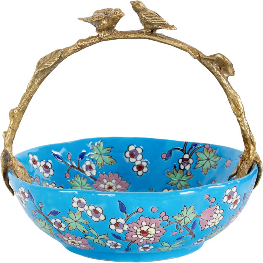 Корзиночка с птичками Glasar C865C/NB3282