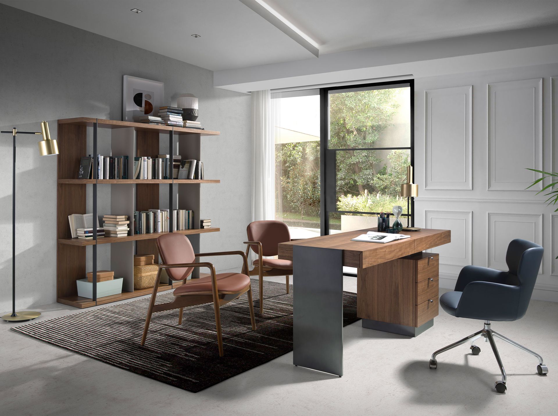 Обеденный стул 4118/LC19030 с обивкой из экокожи Angel Cerda