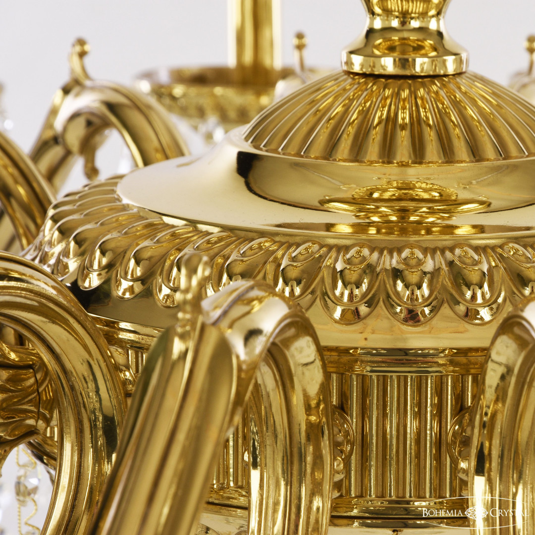 Люстра бронзовая с хрусталём 75302/16/360 A G