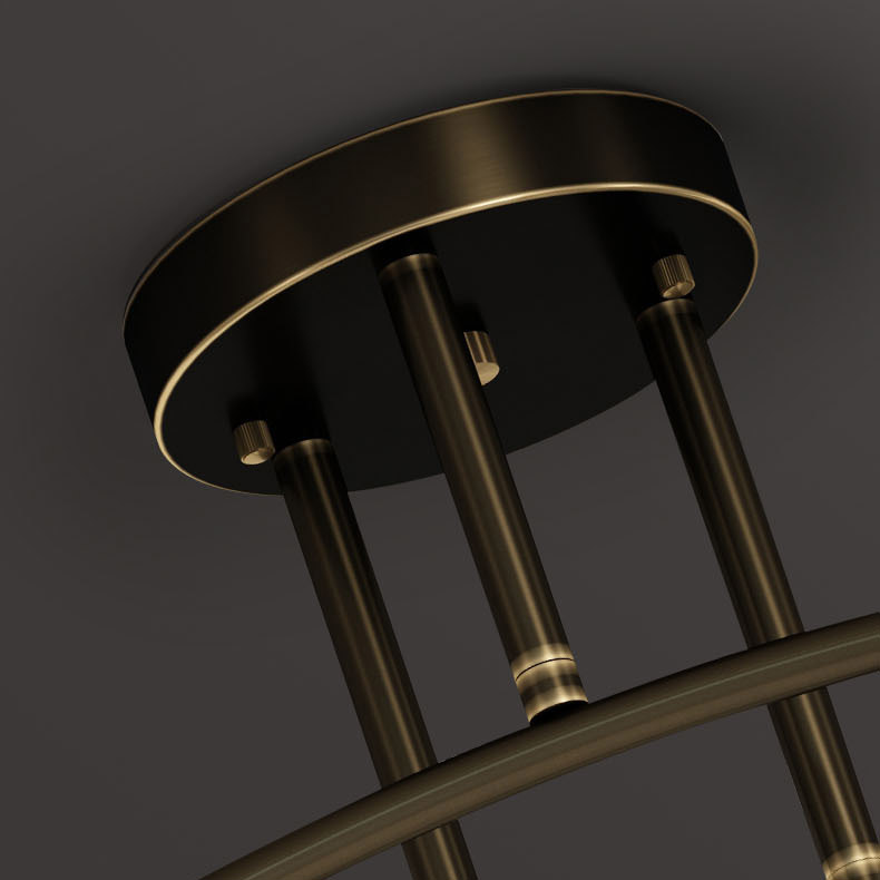 Потолочная люстра MICHAL L8 Brass by ImperiumLoft