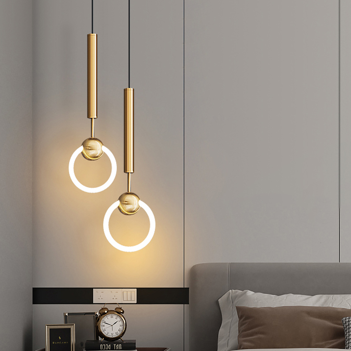 Подвесной светильник FINNUR RING D20 Black by ImperiumLoft