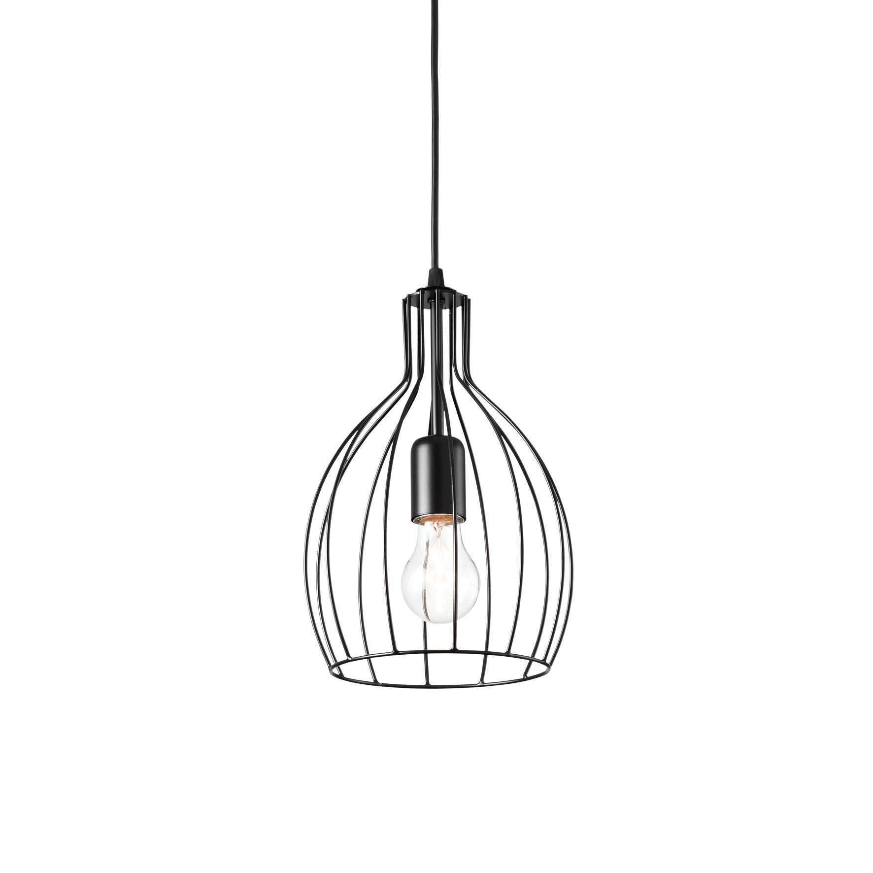 Потолочный светильник Ideal Lux AMPOLLA-2 SP1 NERO 148151