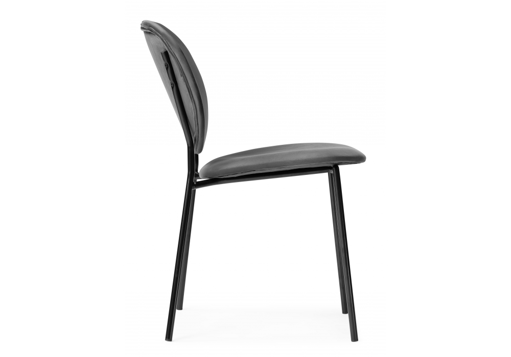 Стул Woodville Саранда графитовый / черный глянец 494363