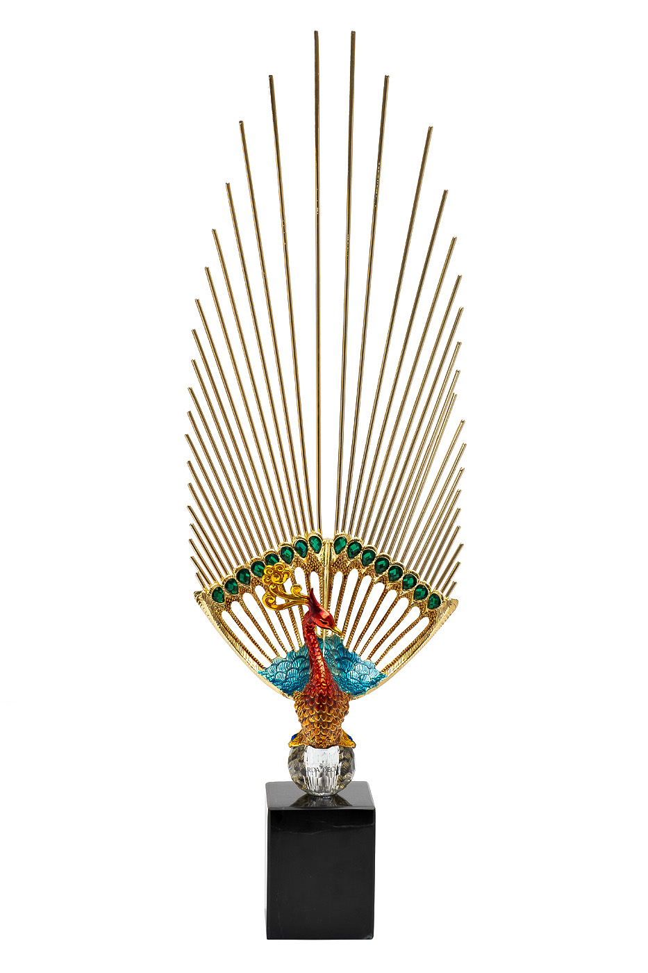Статуэтка Жар-птица с золотым востом Garda Decor 55RD6932