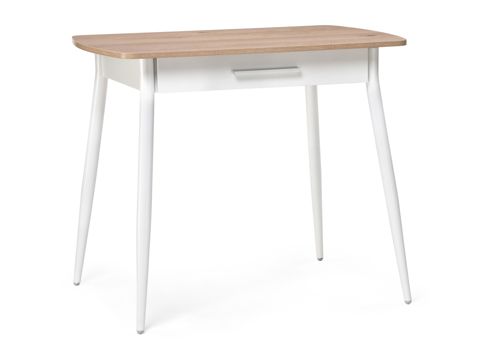 Стол деревянный Woodville Ревари эврика / белый 481889