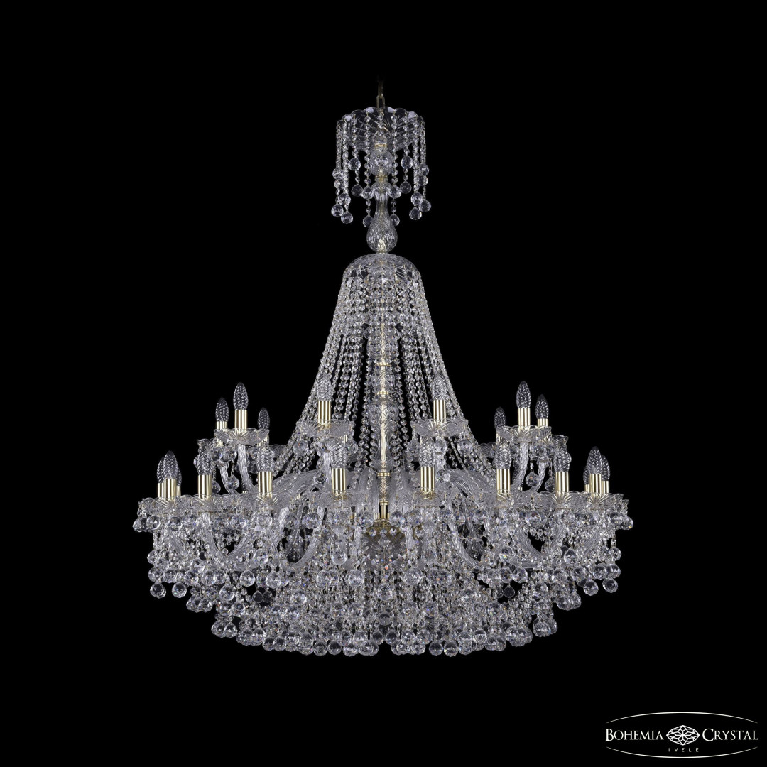 Люстра хрустальная 1409/20+10/400/XL-132 G
