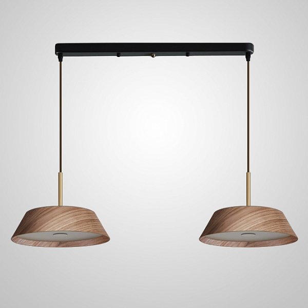 Подвесной светильник BENONI B COMBO L58 Walnut by ImperiumLoft