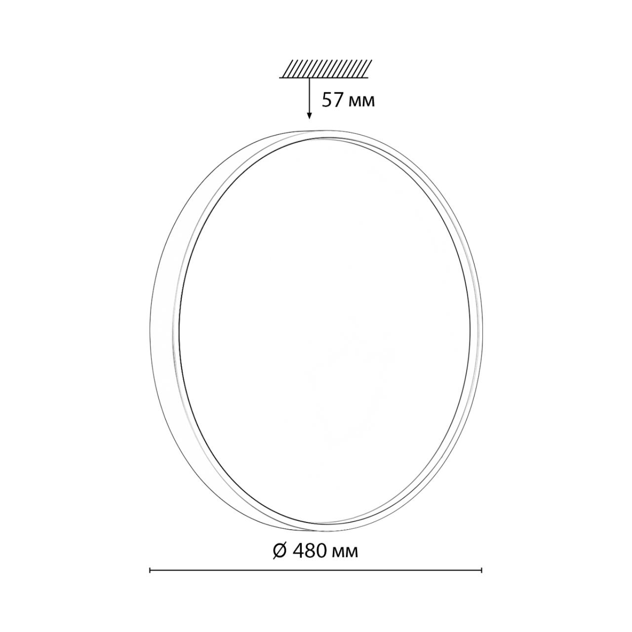 Настенно-потолочный светильник Sonex 7745/EL