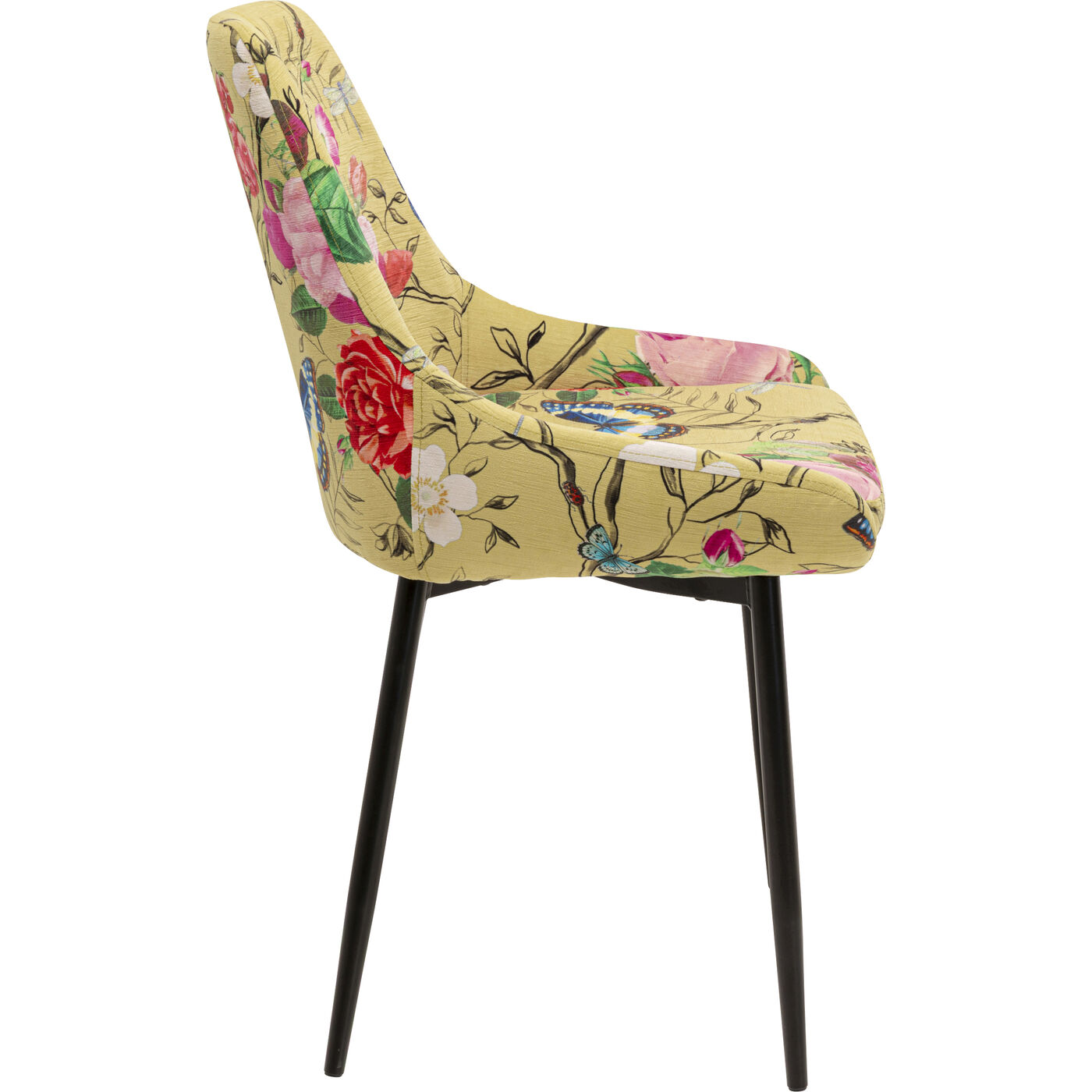 Стул East Side Flower Fever Yellow KARE 71131