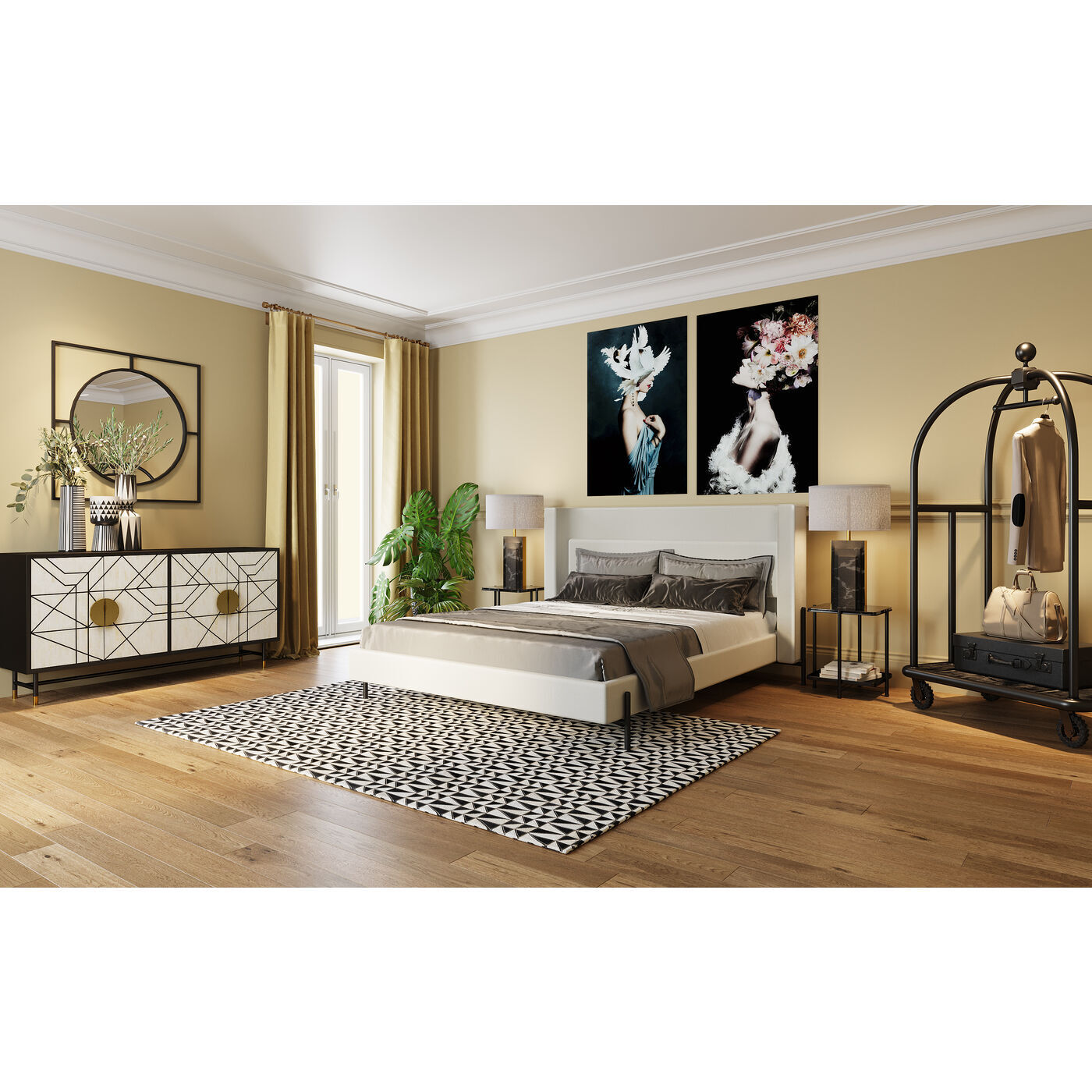 Кровать (каркас без основания) KARE Tivoli 85644