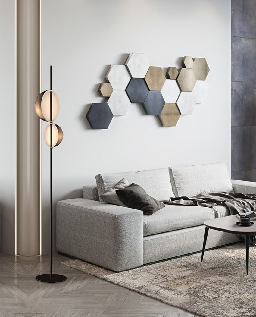 Торшер Delight Collection 10728F black/gold