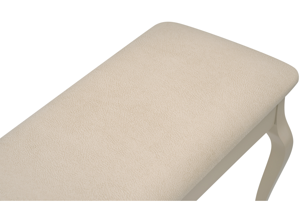 Банкетка Woodville Хиль дуб сонома / ткань бежевая 515159