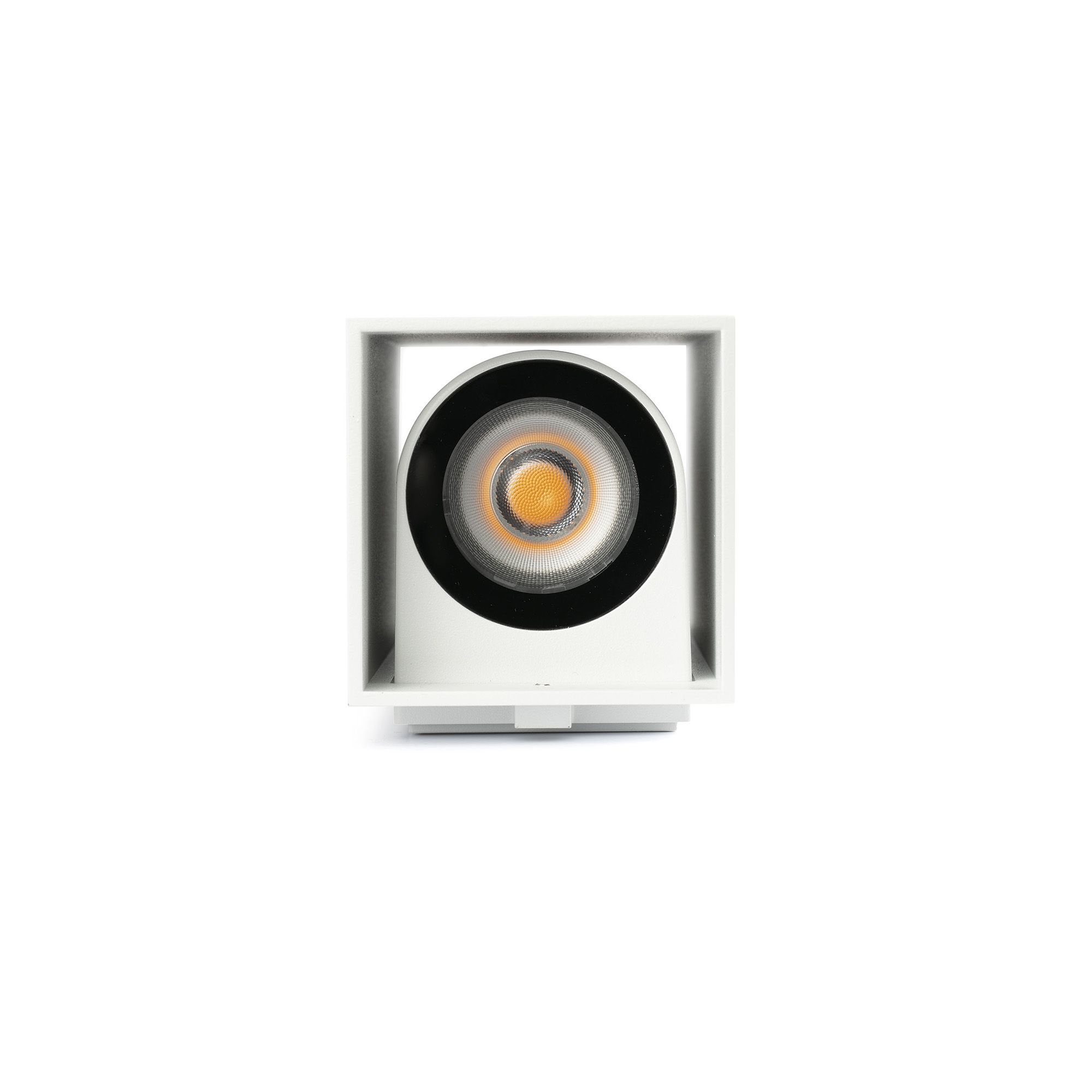 Уличный настенный светильник KOV квадратный белый LED 2x6W 3000K 34°/14° Faro