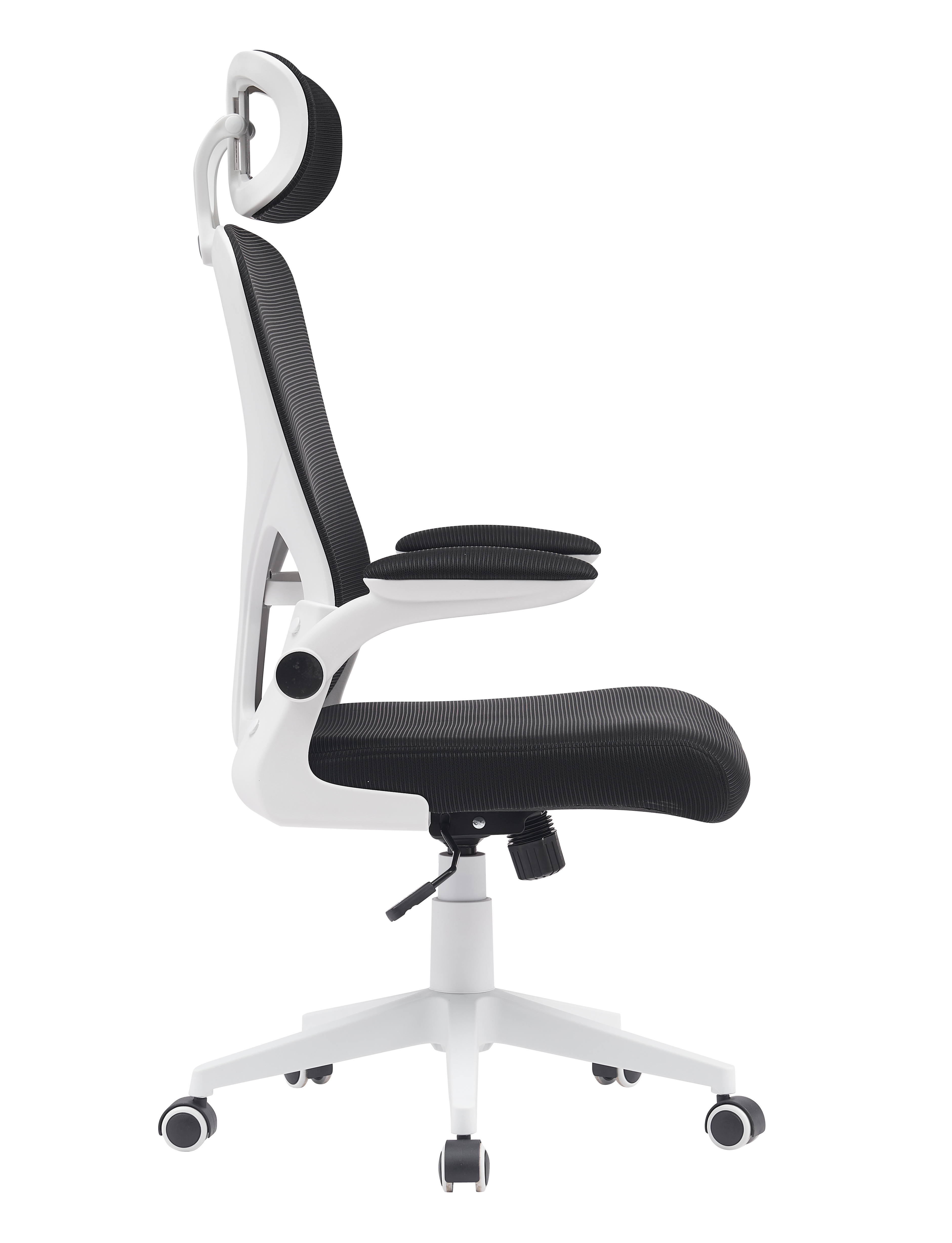 Кресло офисное TopChairs Airone белый с черной сеткой Stool Group