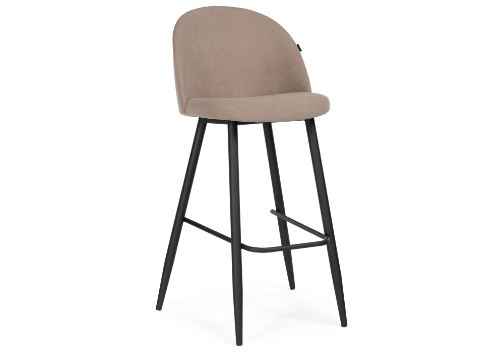 Барный стул Woodville Сондре капучино / черный 464889