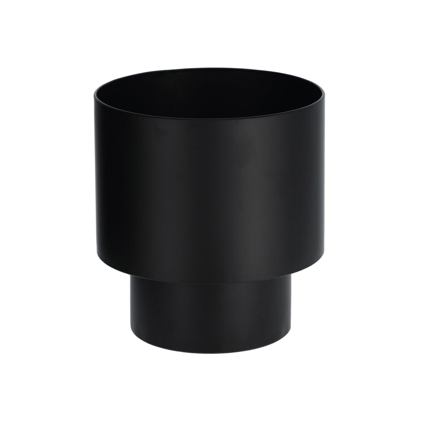 Кашпо для цветов Mash из черного металла Ø 28 см La Forma (ex Julia Grup)