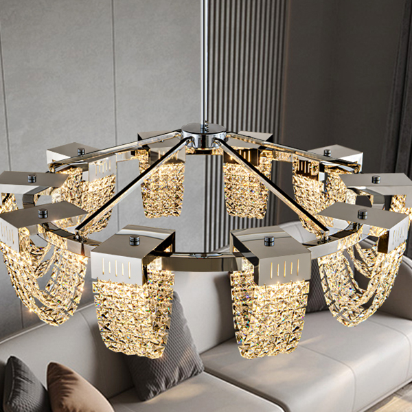 Потолочная люстра ALVARIN D80 Chrome by ImperiumLoft