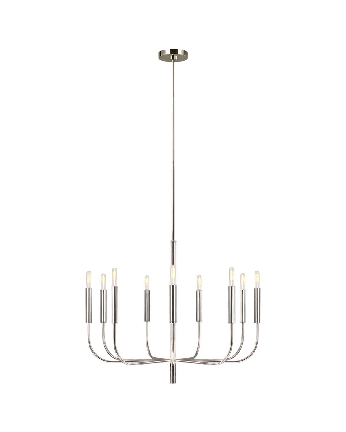 Большая серебряная люстра Уорвик Louvre Home JJ11161-9DA