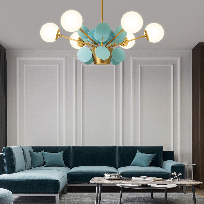 Потолочный светильник MATISSE CH L8 White by ImperiumLoft