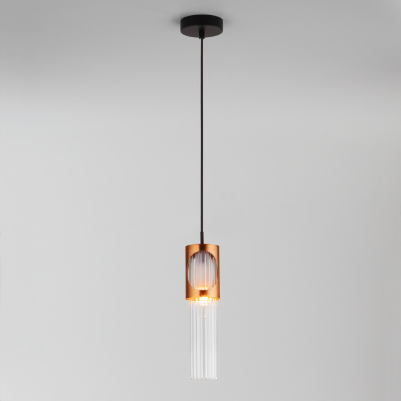 Подвесной светильник Eurosvet 50087/1 черный/бронза