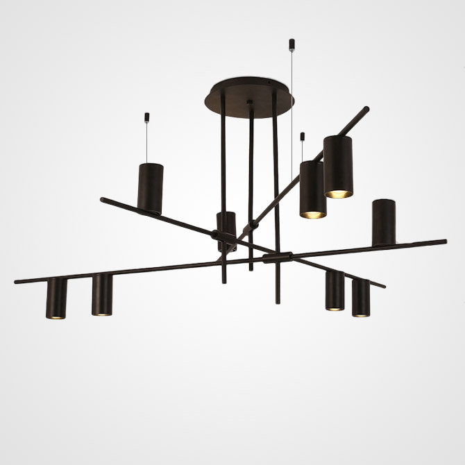 Потолочная люстра CASA N L12 Black by ImperiumLoft