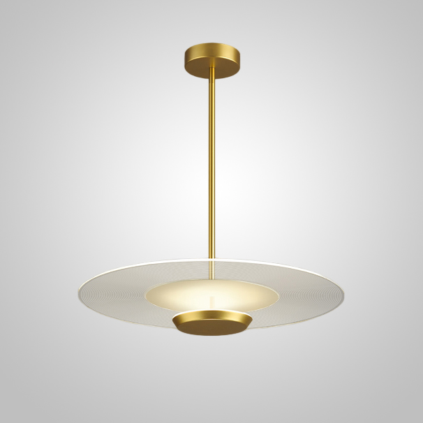 Потолочный светильник AMOS D80 Brass by ImperiumLoft