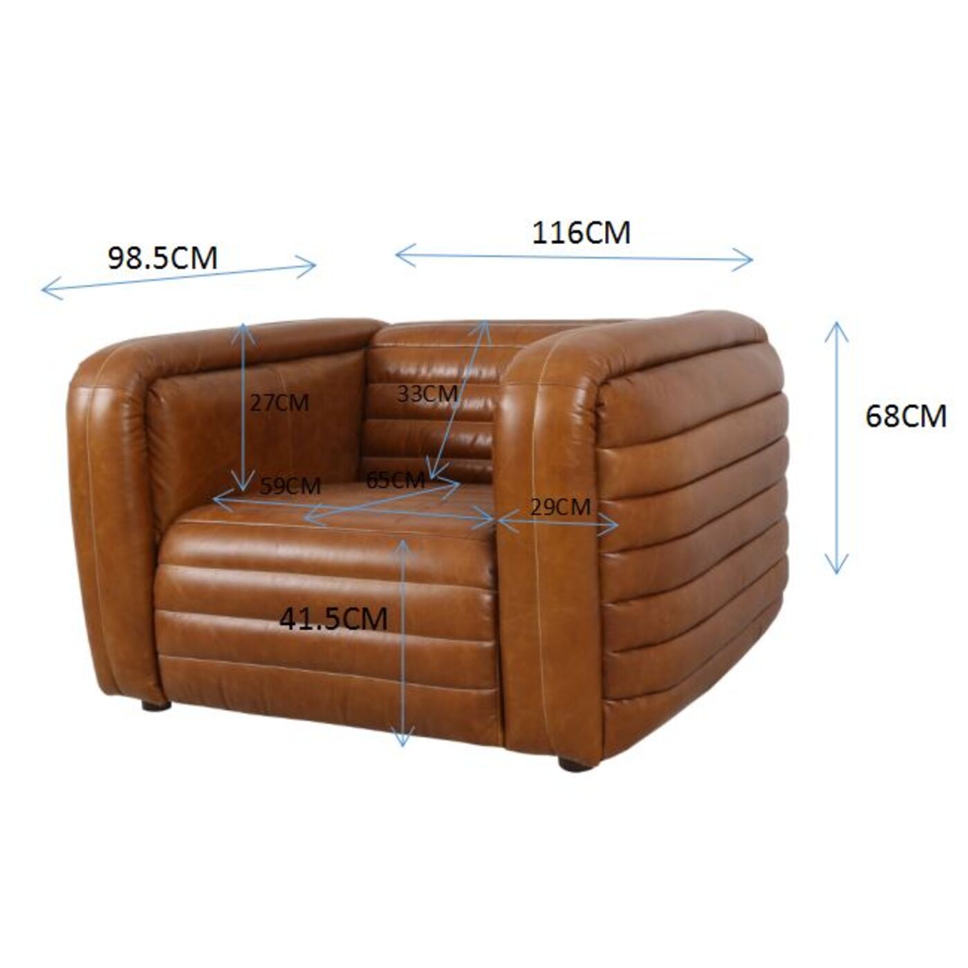 Кресло Aurelio 116cm KARE 71066