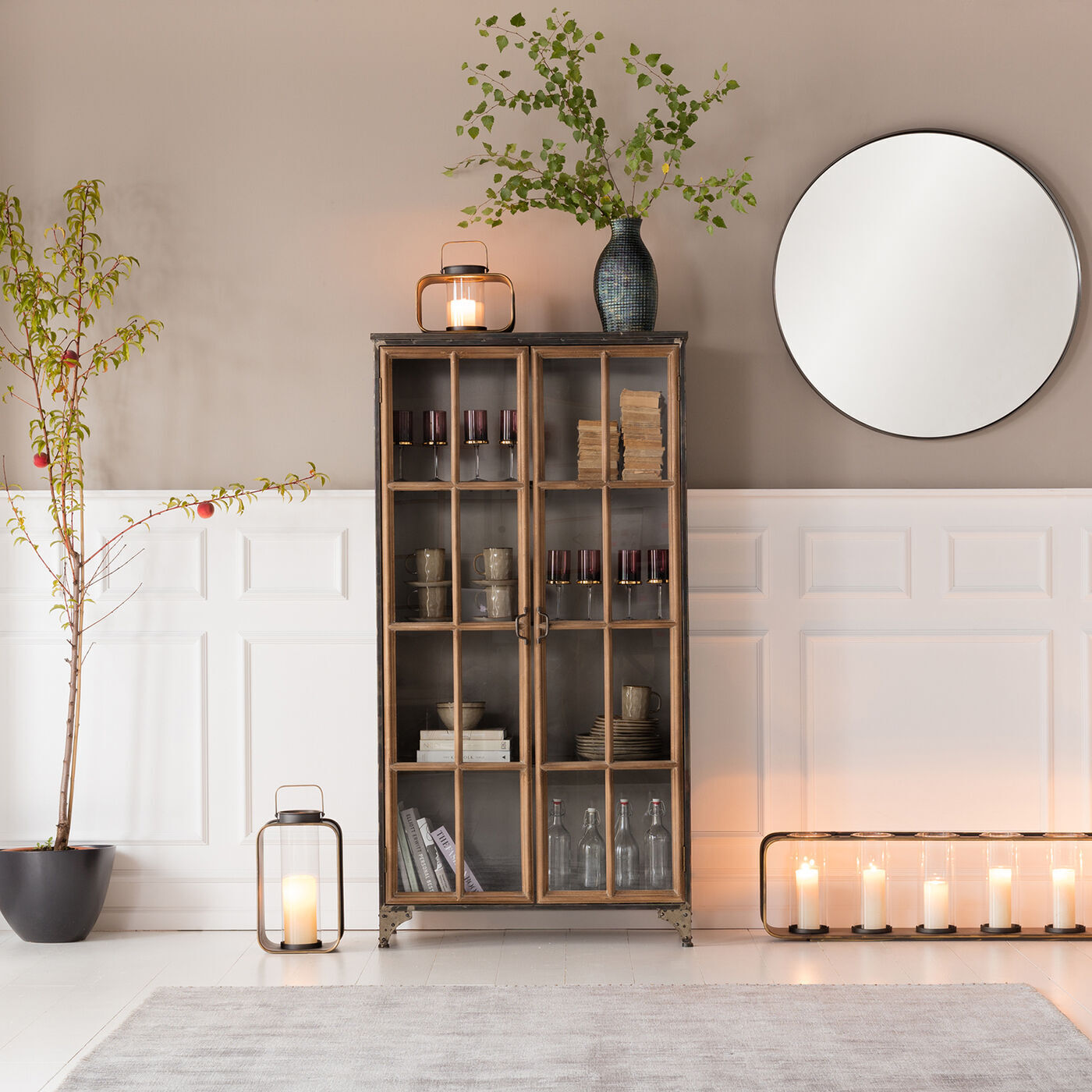 Шкаф-витрина KARE Kontur 81047