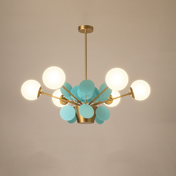 Потолочный светильник MATISSE CH L4 Blue by ImperiumLoft