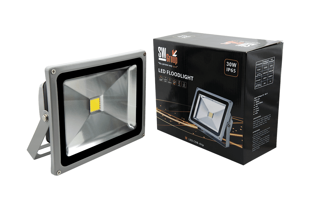 Прожектор светодиодный SWG FL-COB-30-CW
