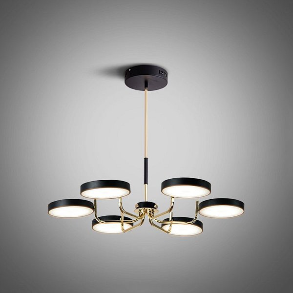 Подвесная люстра TAVIS D78 Black by ImperiumLoft