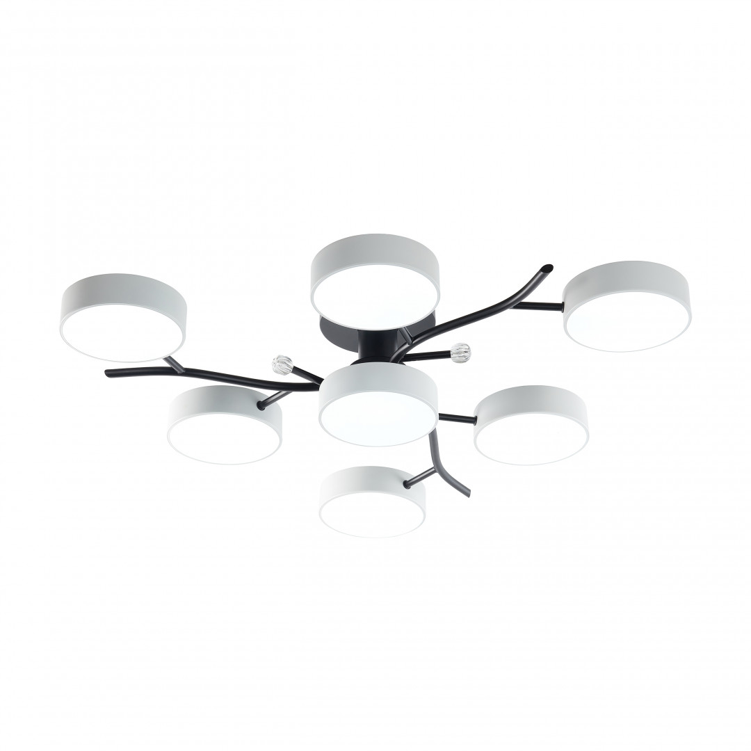 Светильник светодиодный 256606/6+1 Bk/Wh Arte Milano