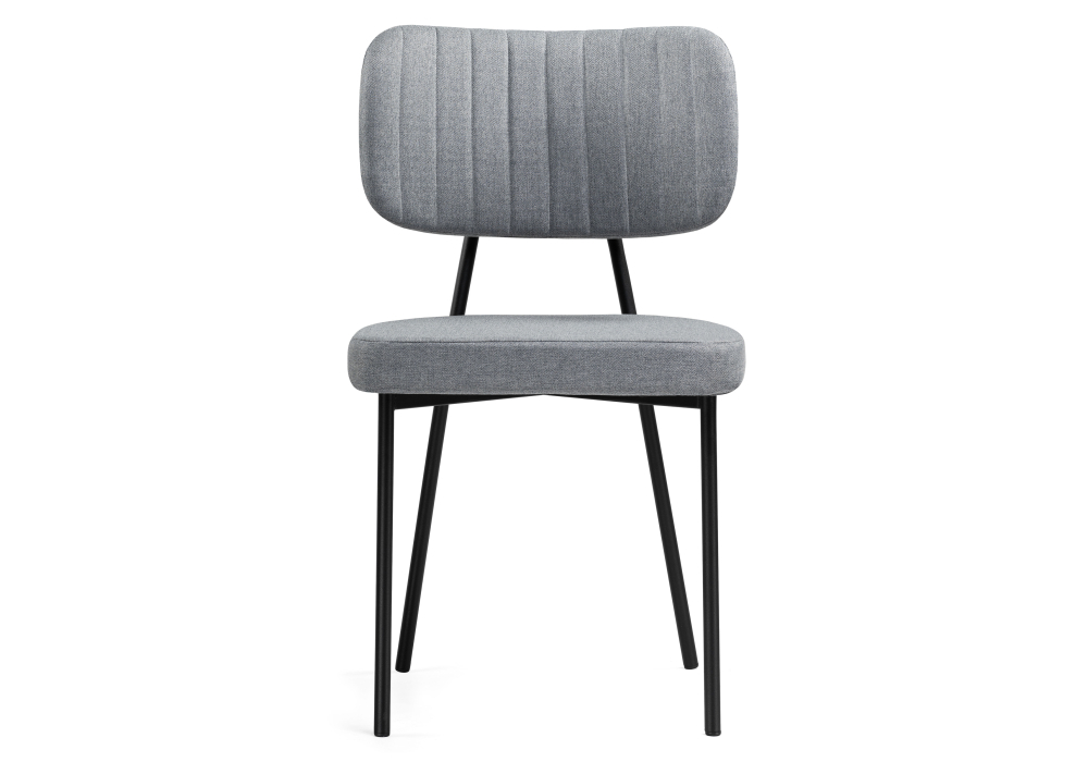 Стул Woodville Вакао серый / черный 528467