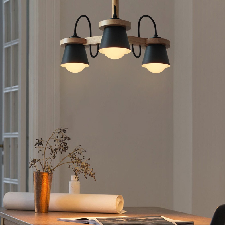 Люстра потолочная NATURA B4 Black by ImperiumLoft