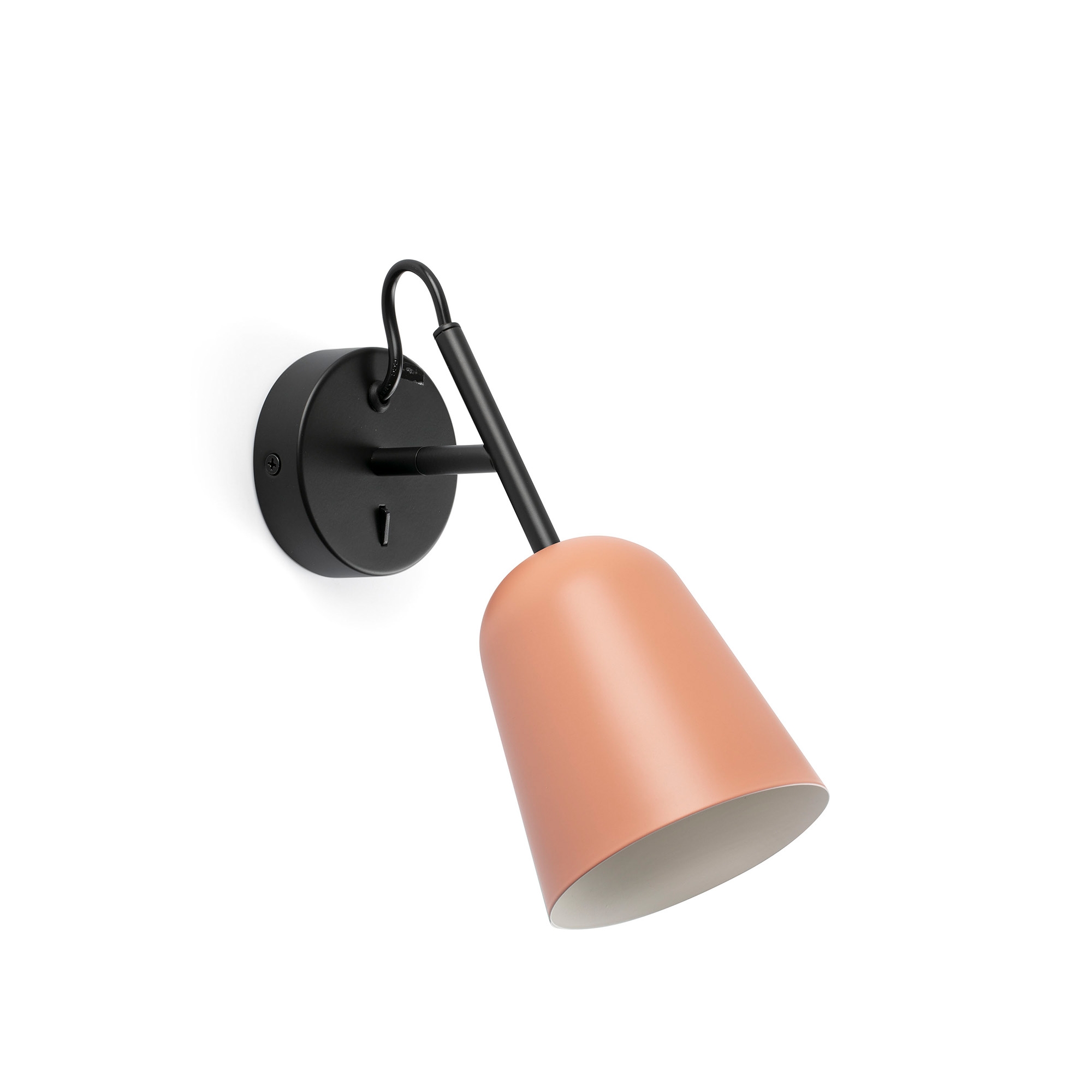 Настенный светильник STUDIO розовый абажур 1xE14 Faro