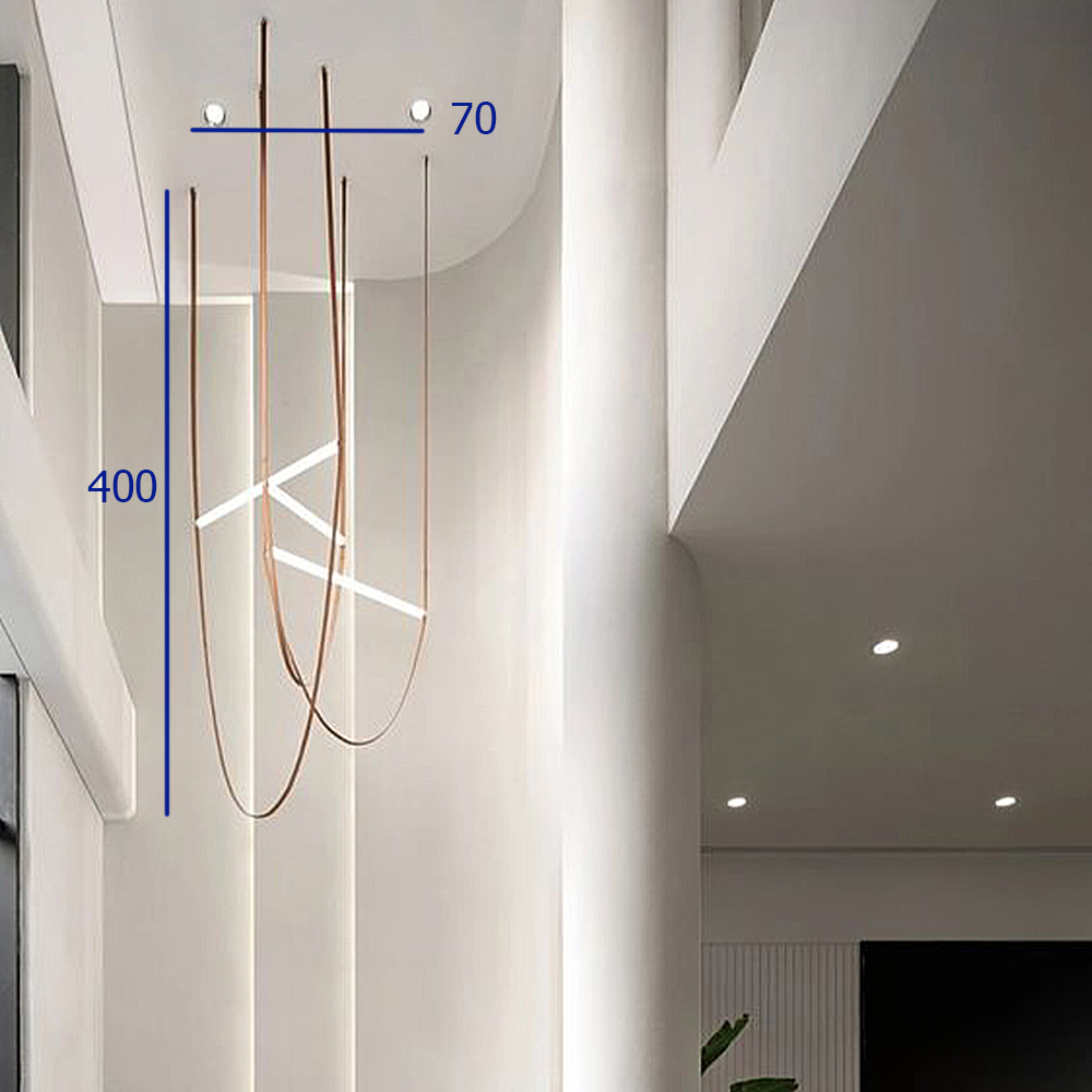 Подвесной светильник NUTTA pink L 400 4000К by ImperiumLoft