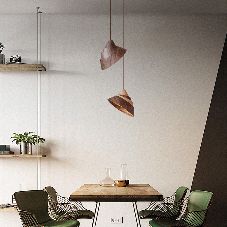 Подвесной светильник VILIO A Dark brown by ImperiumLoft