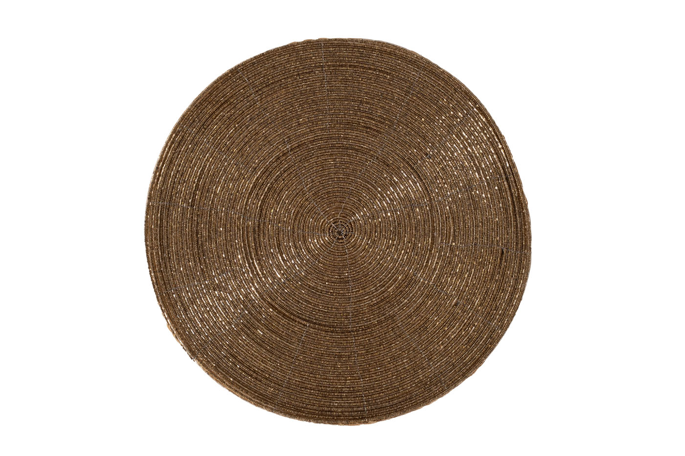 Салфетка сервировочная золотая с бисером Garda Decor 150ARF-22315